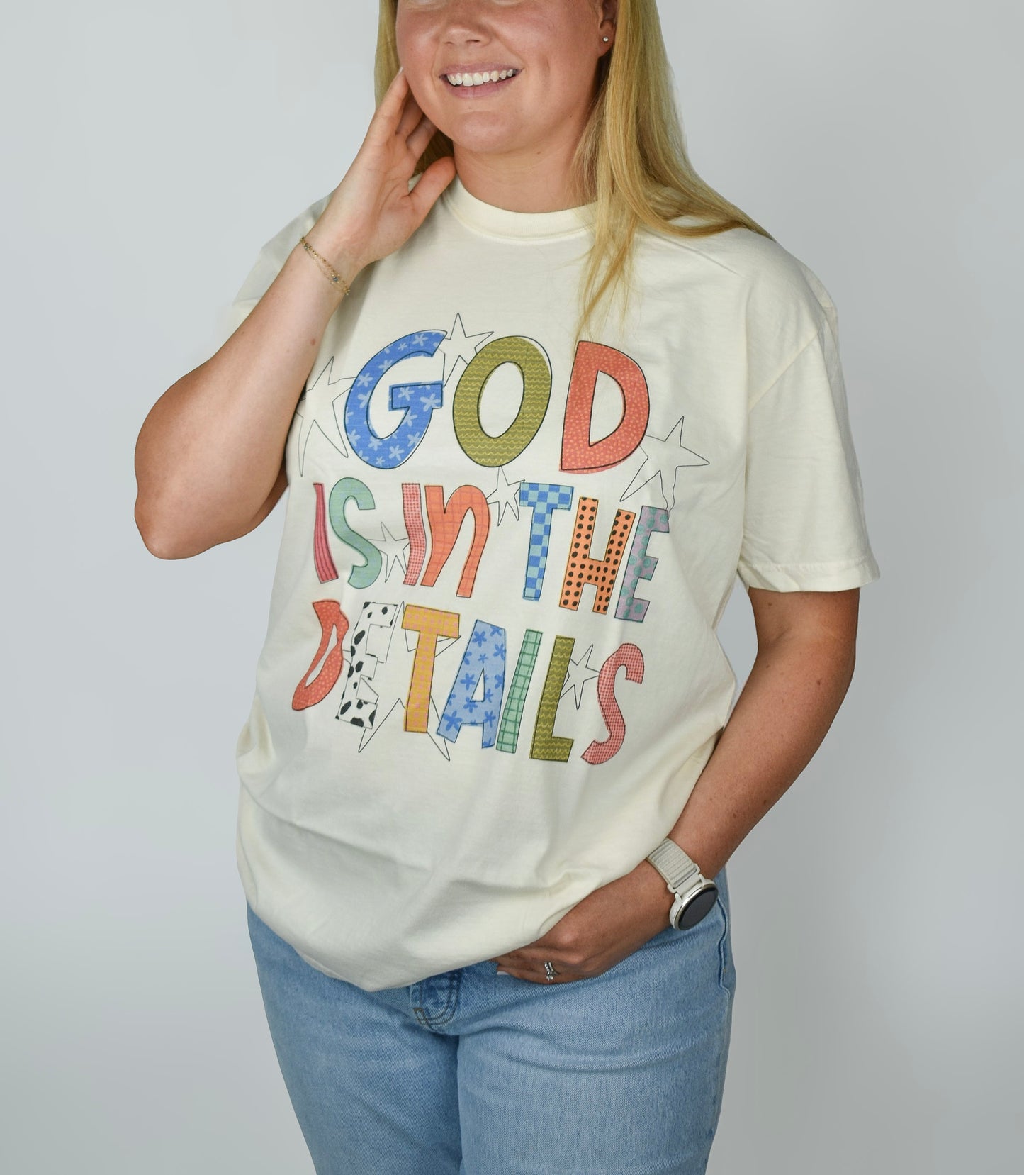 God Is In The Details Comfort Colors Tee
