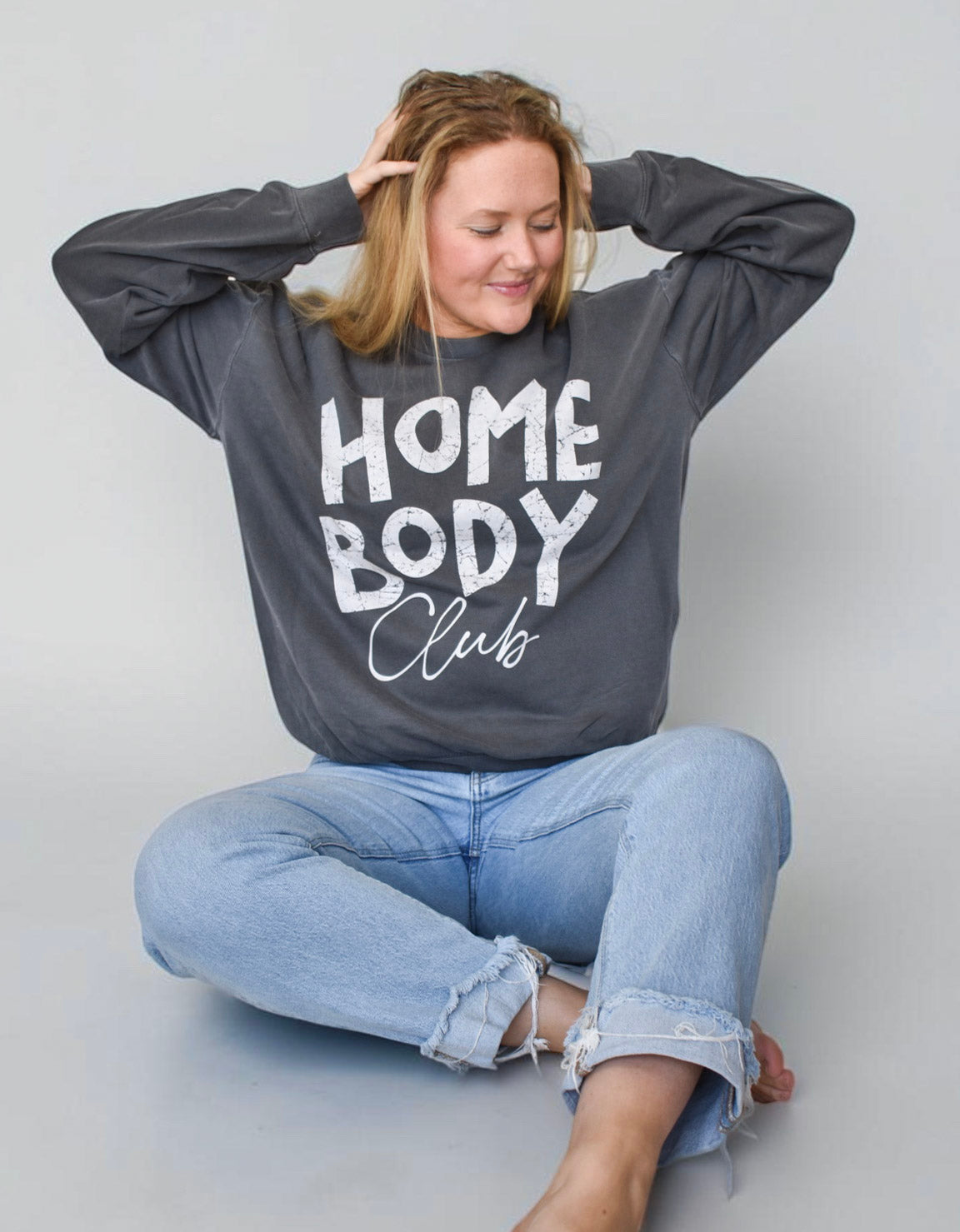 Homebody Club Comfort Colors Crewneck Sweatshirt