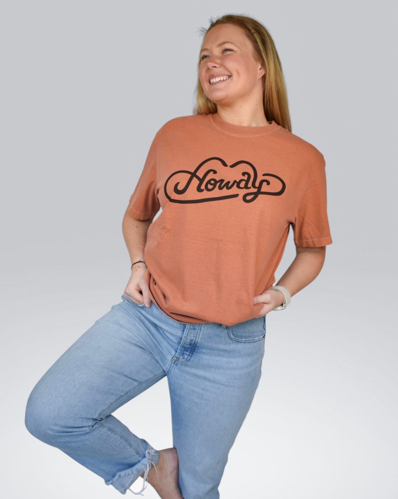 Howdy Hat Comfort Colors Tee
