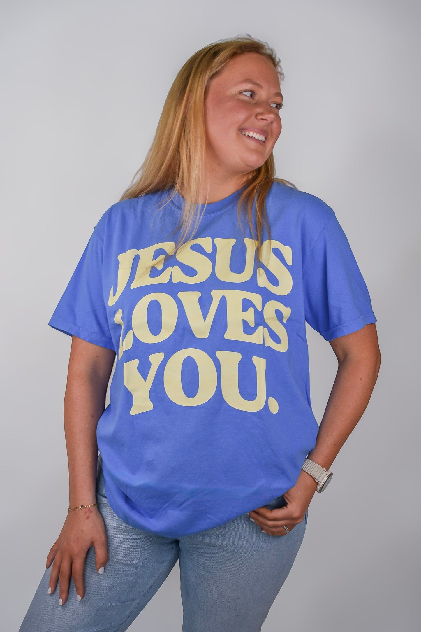Jesus Loves You Comfort Colors Tee