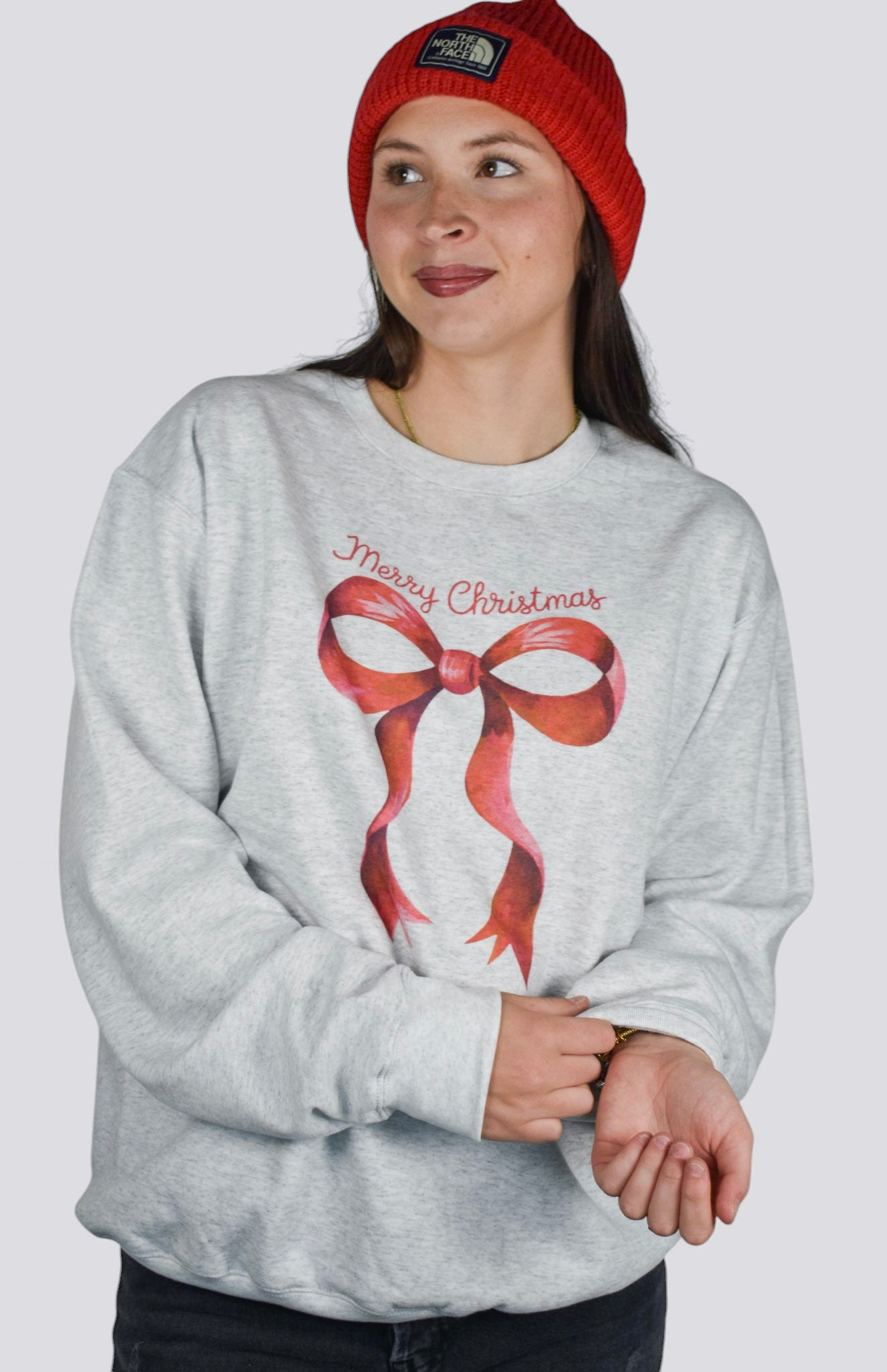 Merry Christmas Bow crewneck sweatshirt
