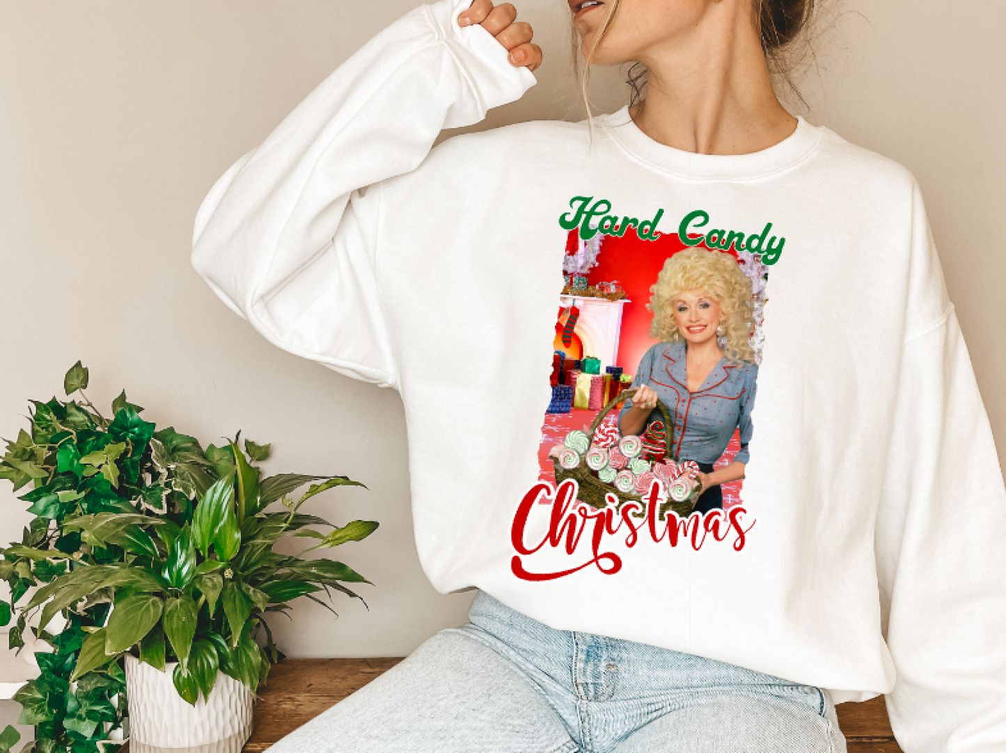 Dolly Hard Candy Christmas crewneck sweatshirt
