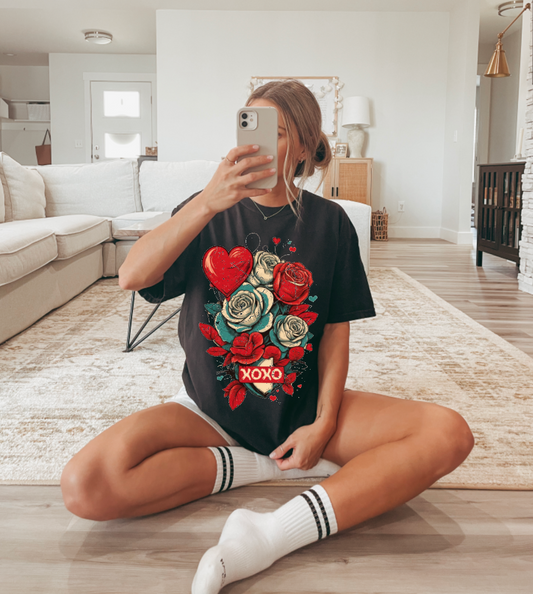 XOXO Rose  comfort colors
