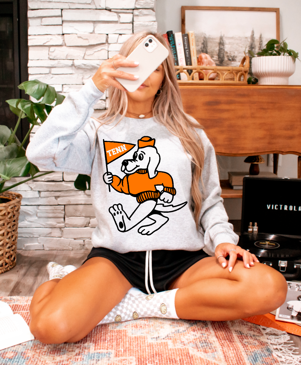 Vintage Cartoon Smokey Crewneck Sweatshirt