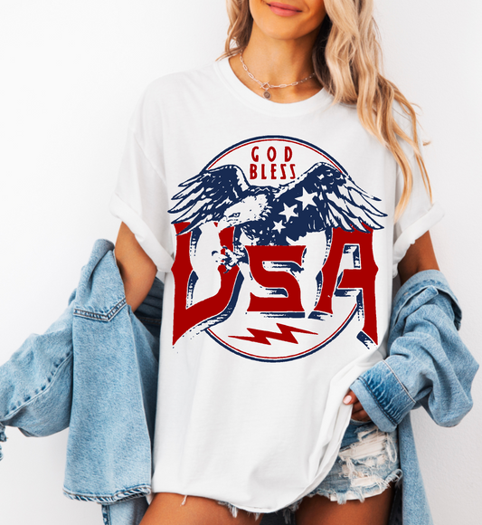 God Bless USA short sleeve