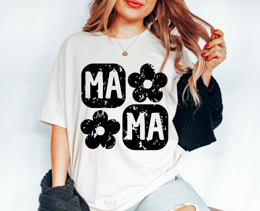 Mama Abstract Flower Comfort Colors