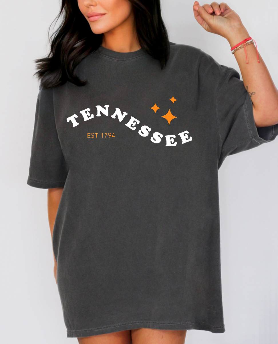 Tennessee Wavy Stars Comfort Colors
