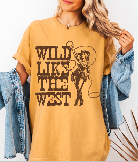 Wild like the West Comfort Colors