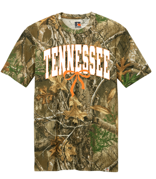 Tennessee Orange Bow Camo Short Sleeve