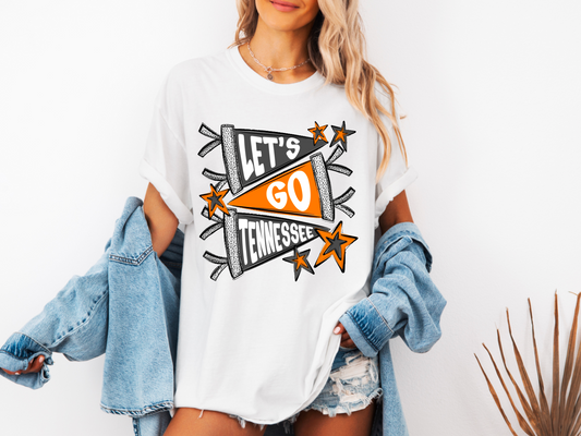 Let's Go Tennessee Pennants Comfort Colors