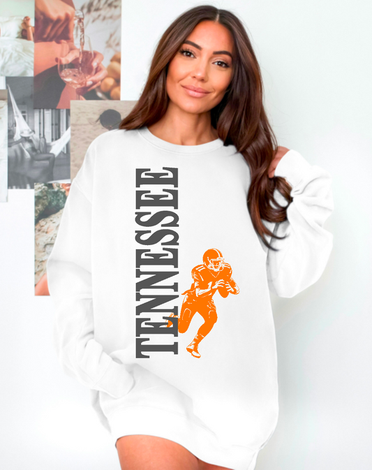 Tennessee Vertical Classic Football Crewneck Sweatshirt