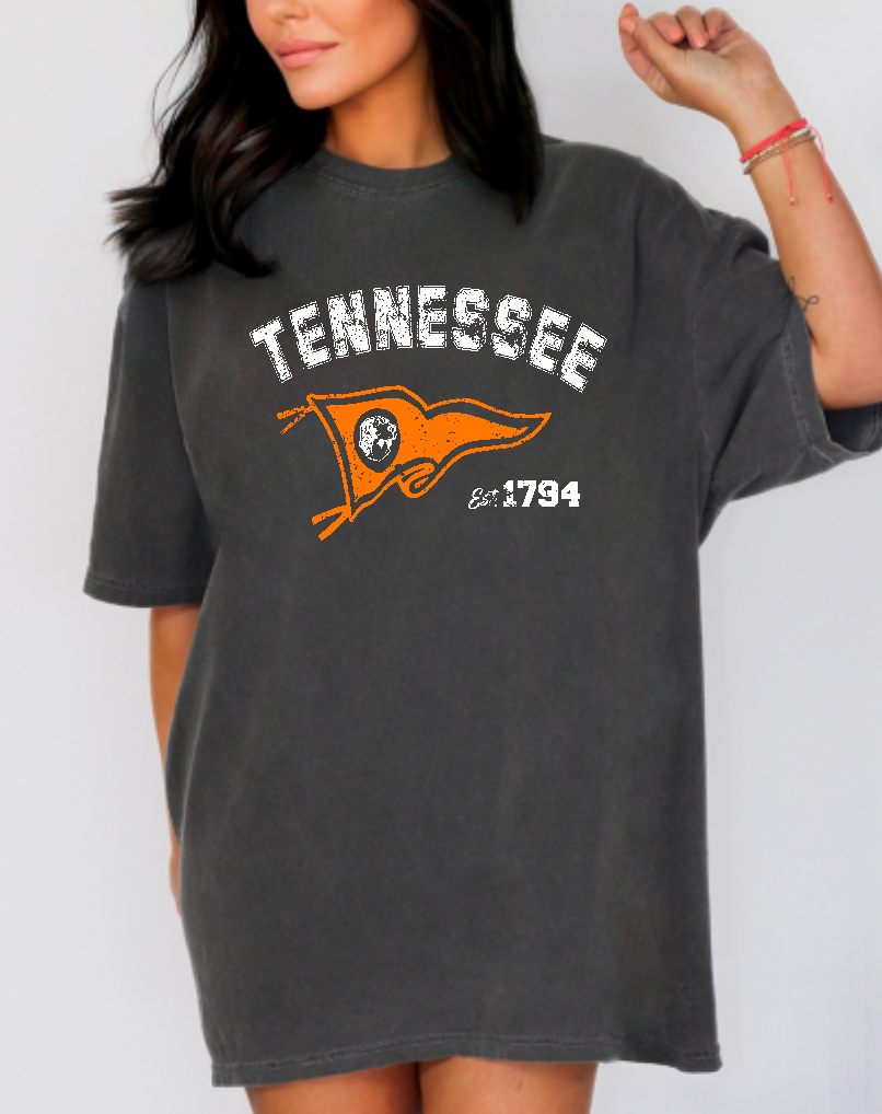 Tennessee Pennant Smokey Comfort Colors