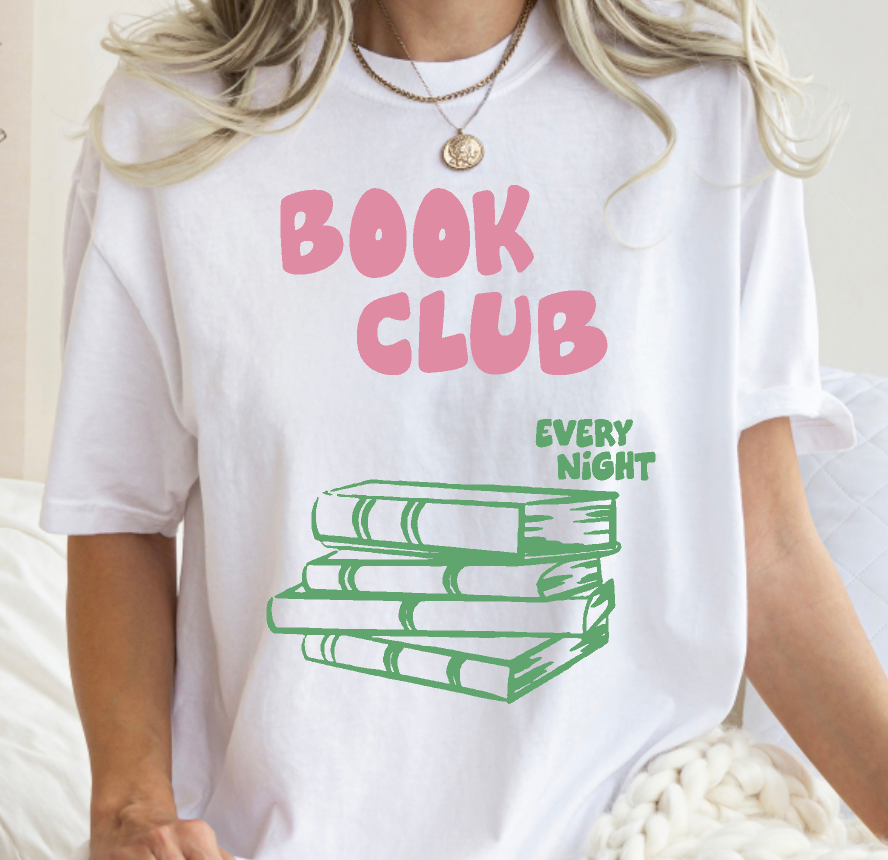 Book Club Every Night Comfort Colors