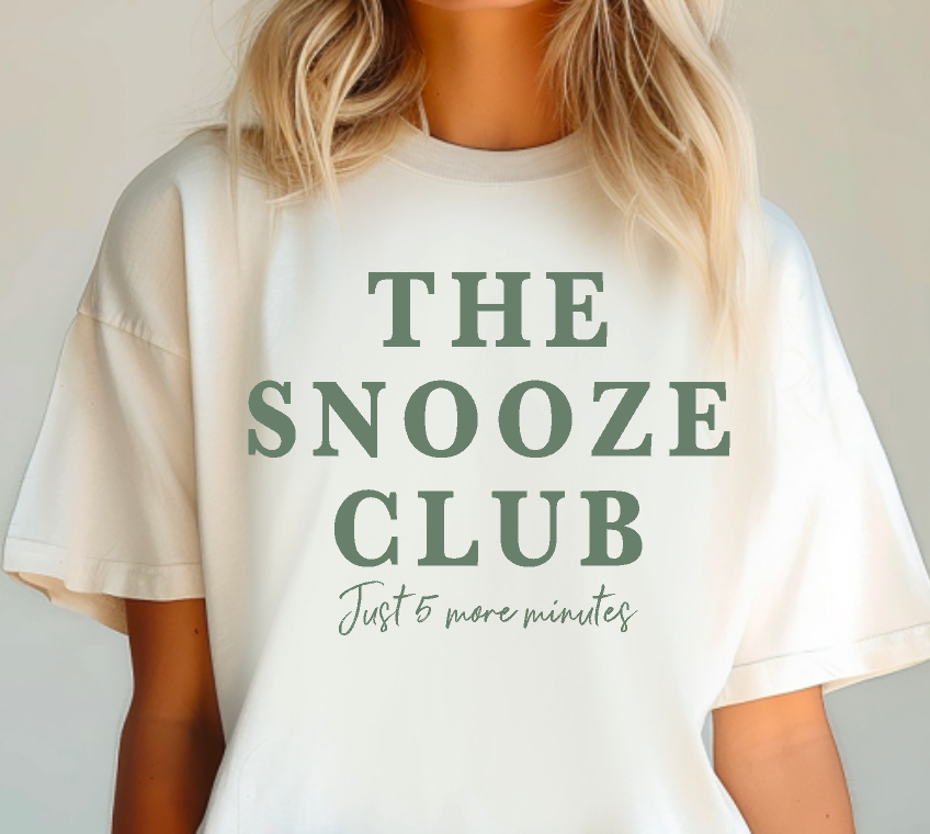 Snooze Club Comfort Colors