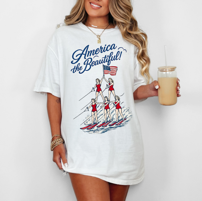 America The Beautiful Comfort Colors Tee