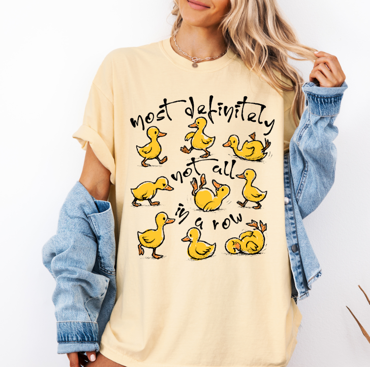 Not Definitely in a Row Comfort Colors Tee