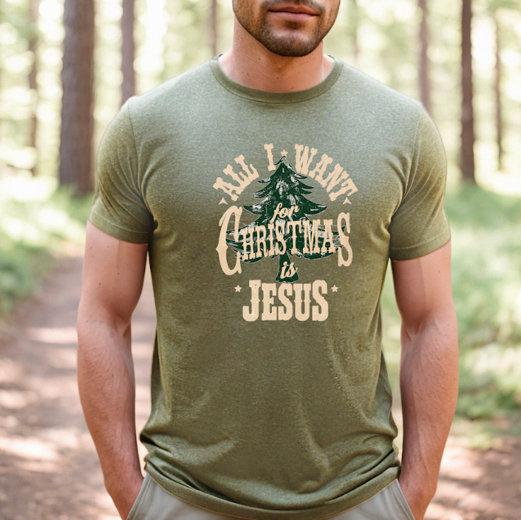 All I Want for Christmas is Jesus Tee