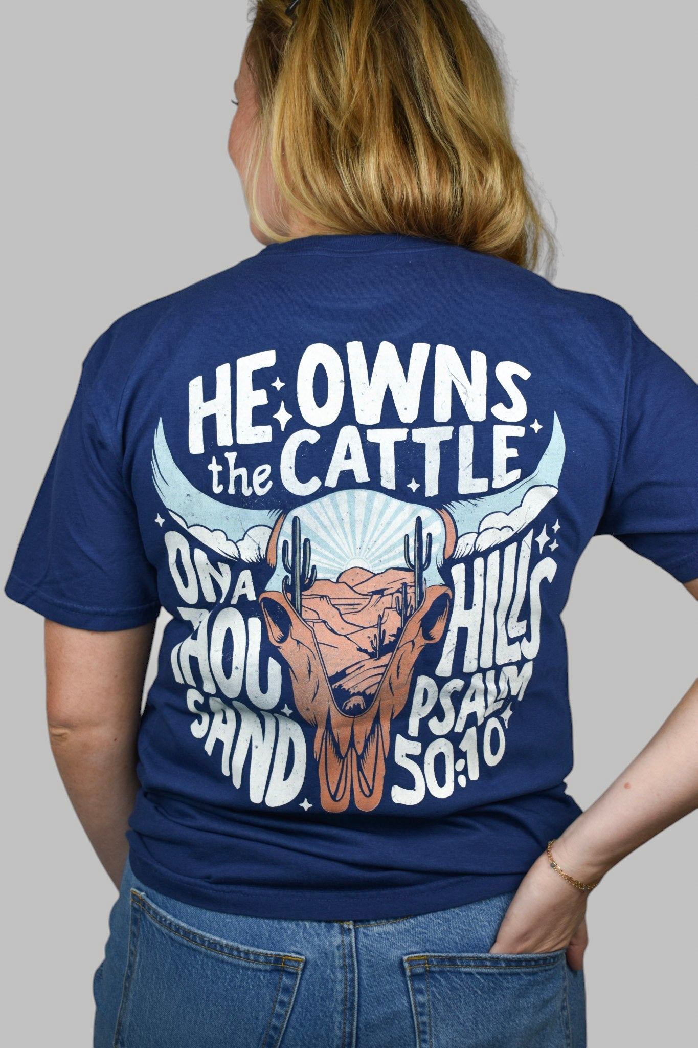 Owns Cattle – Comfort Colors Tee