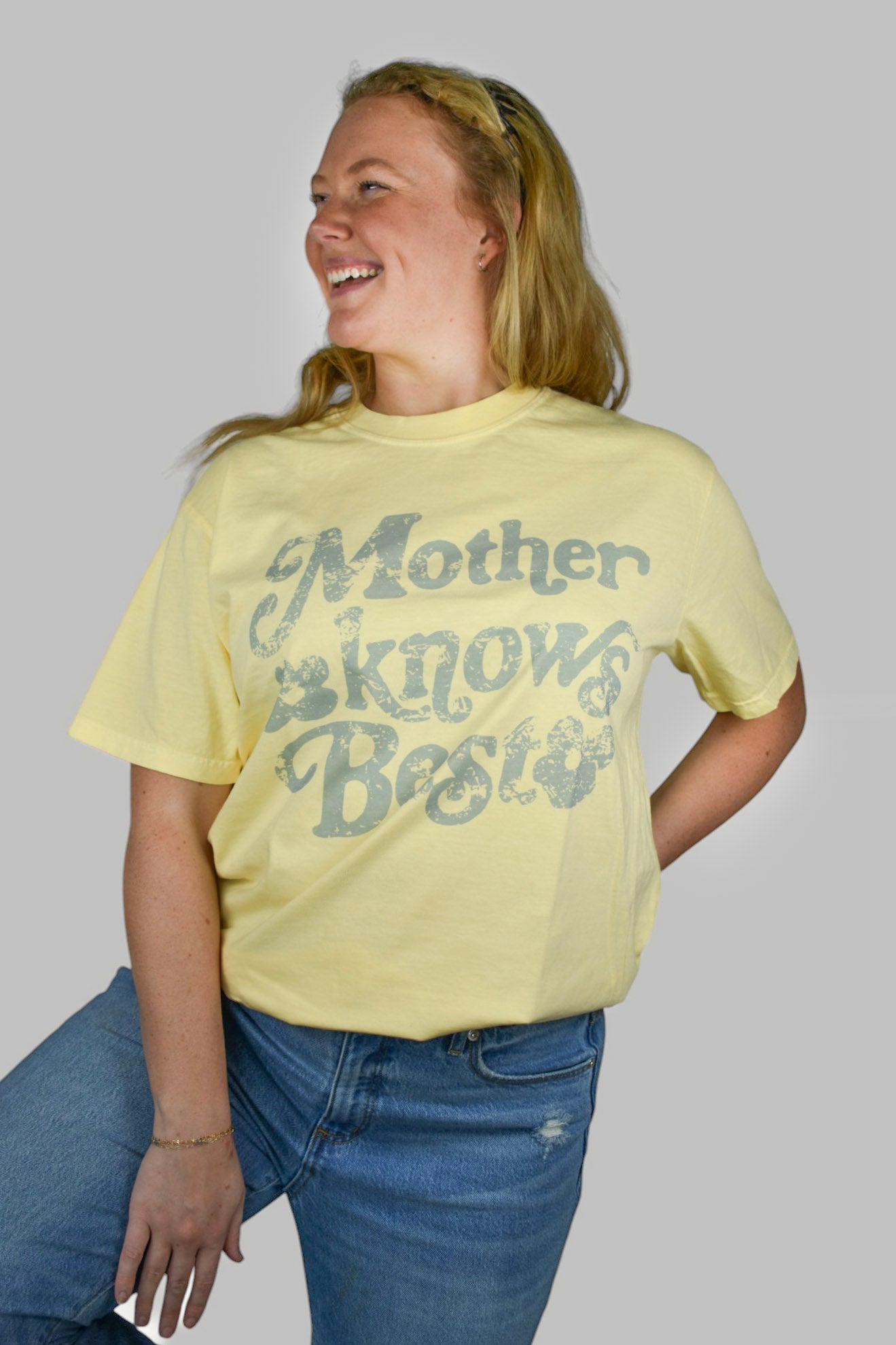 Mother Knows Best Comfort Colors Tee