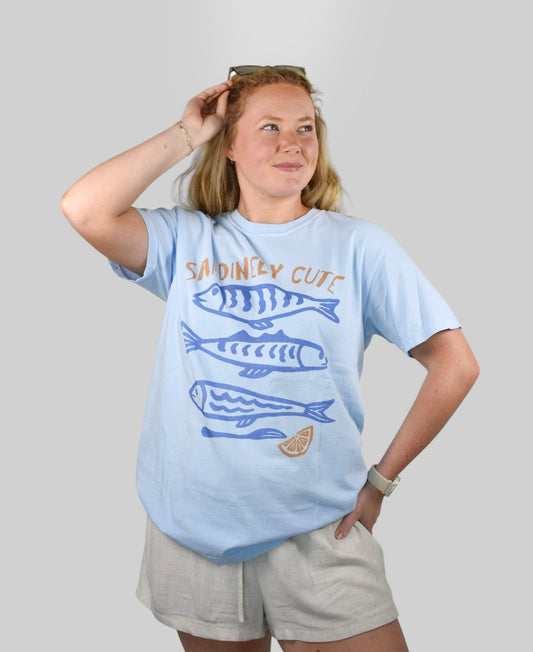 Sardinely Cute Comfort Colors Short Sleeve