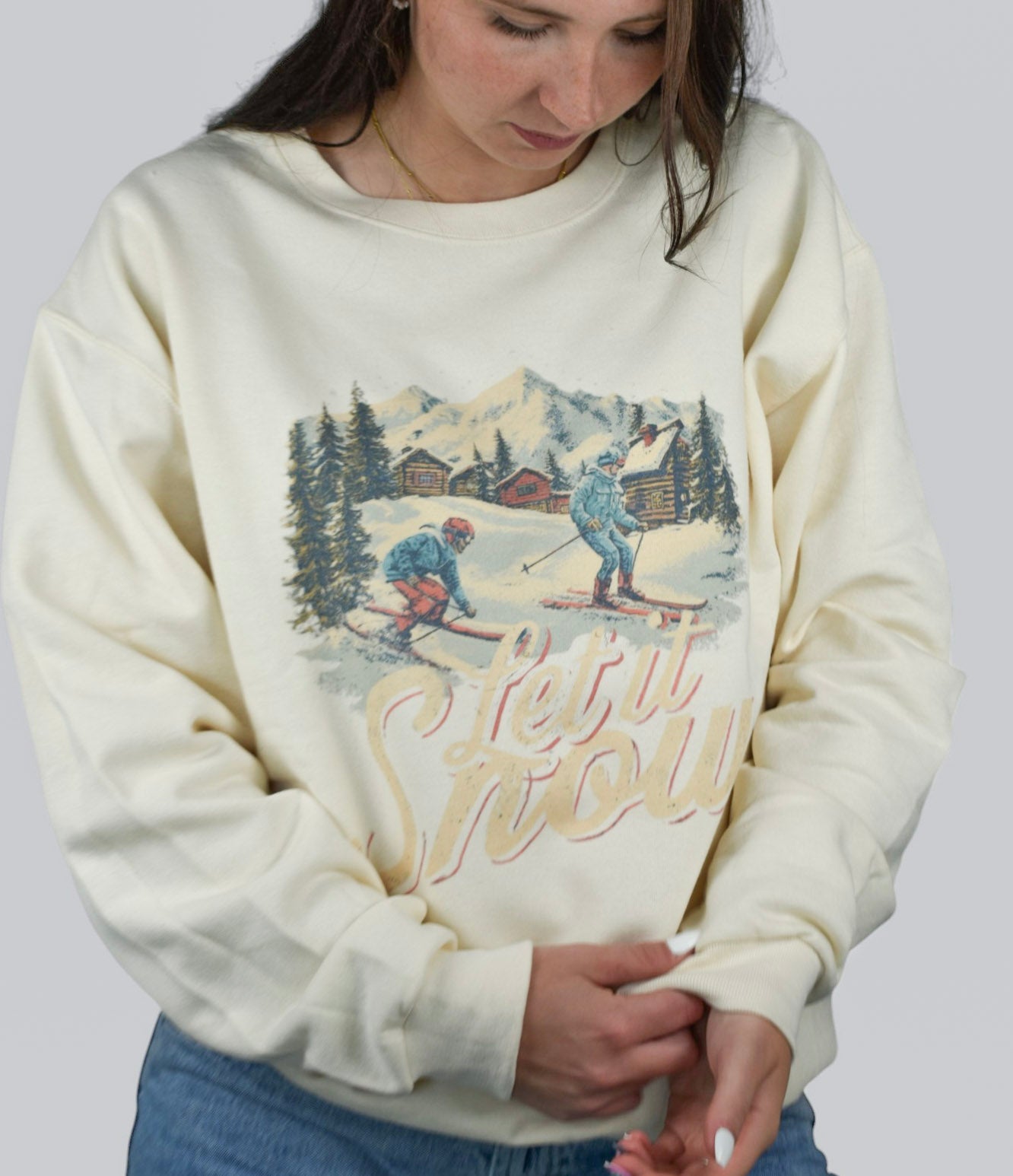 Let It Snow Scenic Crewneck Sweatshirt