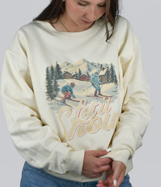 Let It Snow Scenic Crewneck Sweatshirt