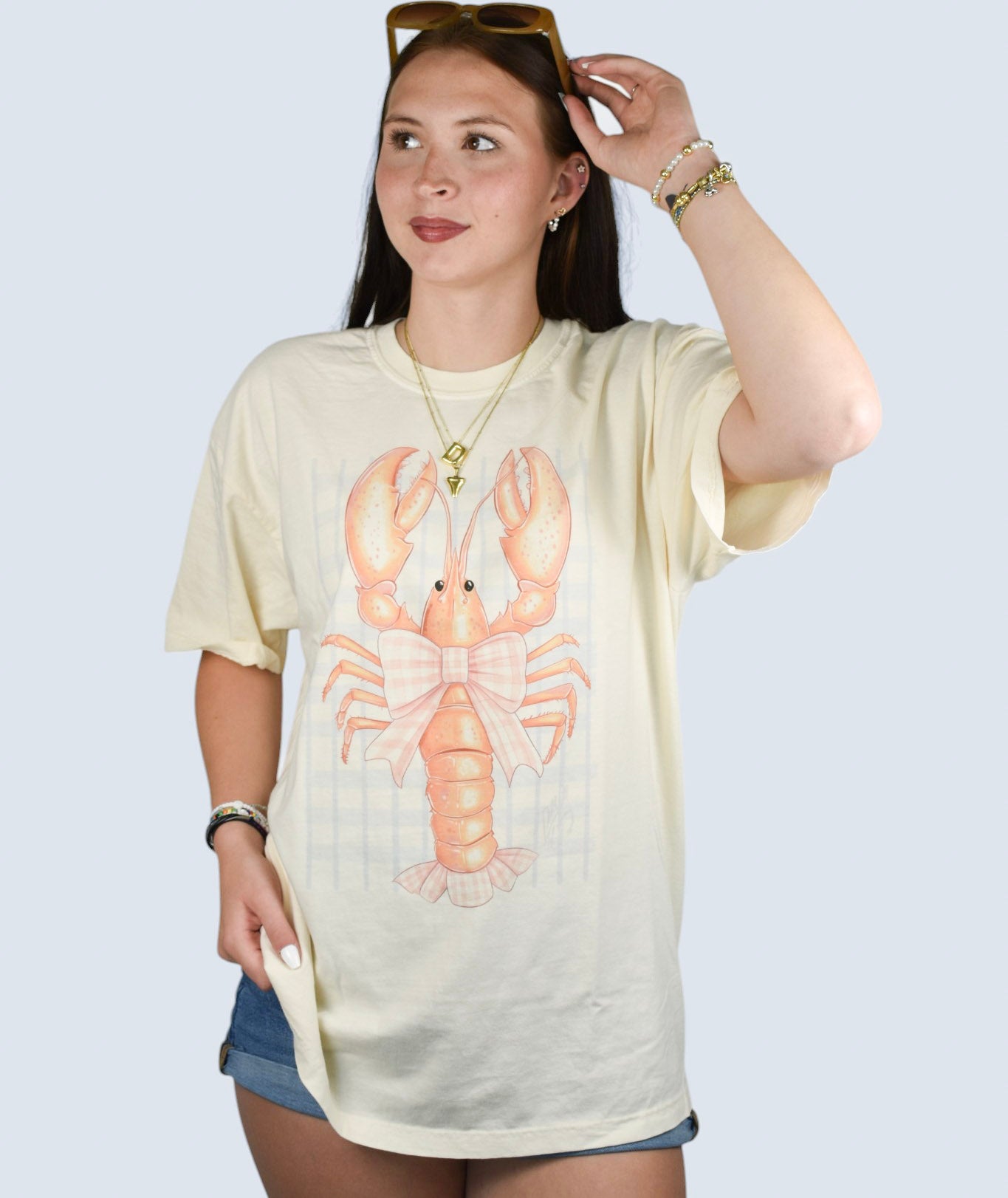 Preppy Lobster Comfort Colors Tee