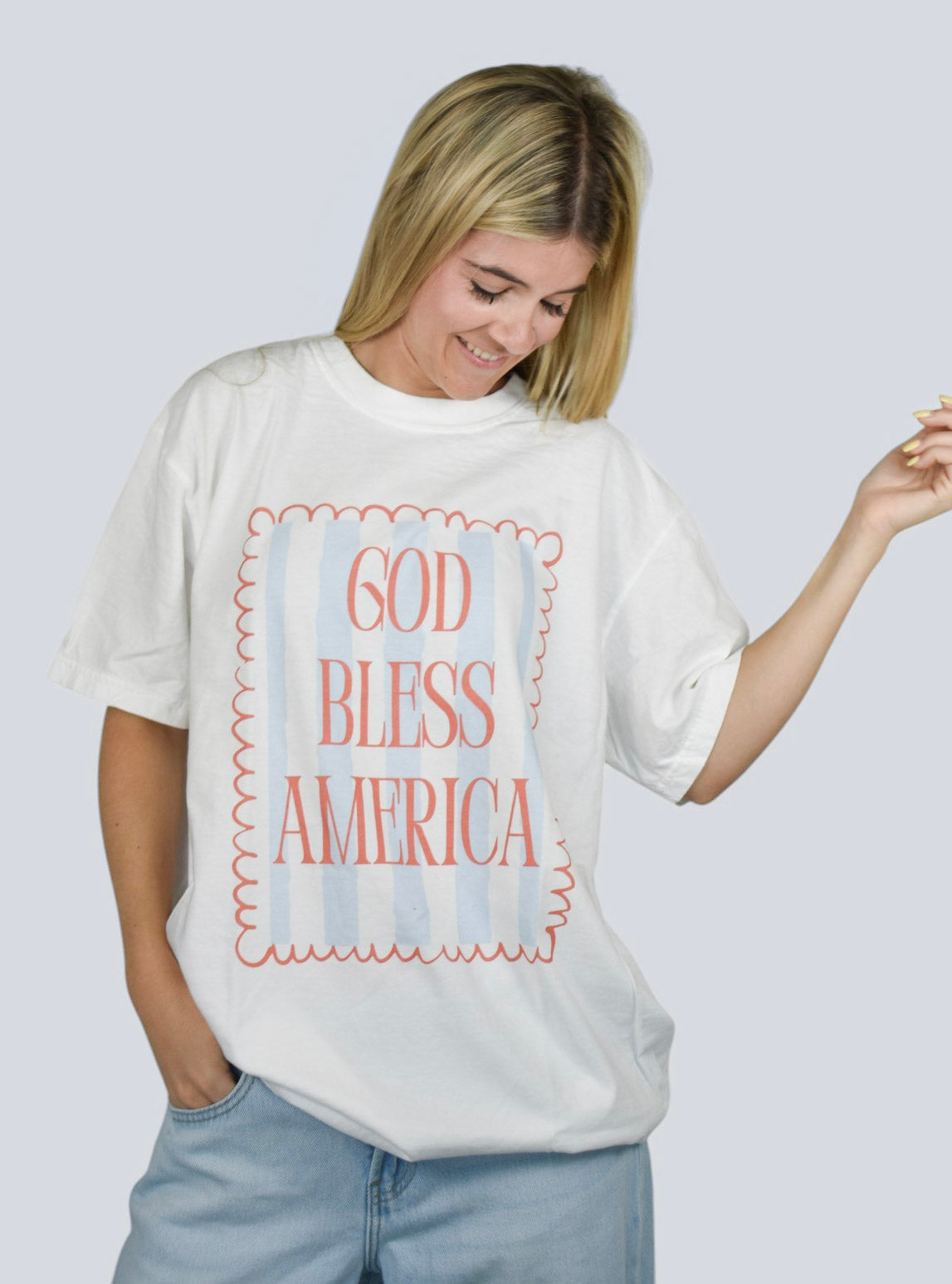 God Bless America Comfort Colors Tee