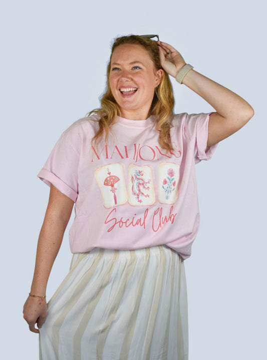 Mahjong Social Club Comfort Colors Tee