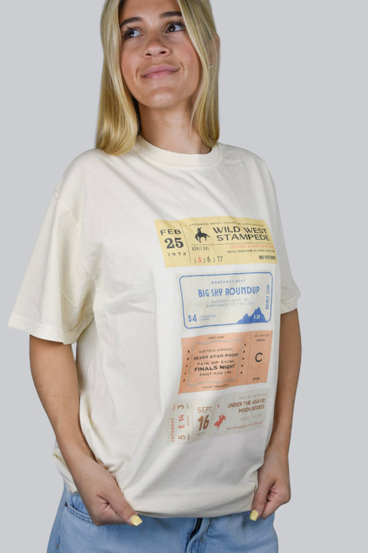Vintage Rodeo Tickets Comfort Colors