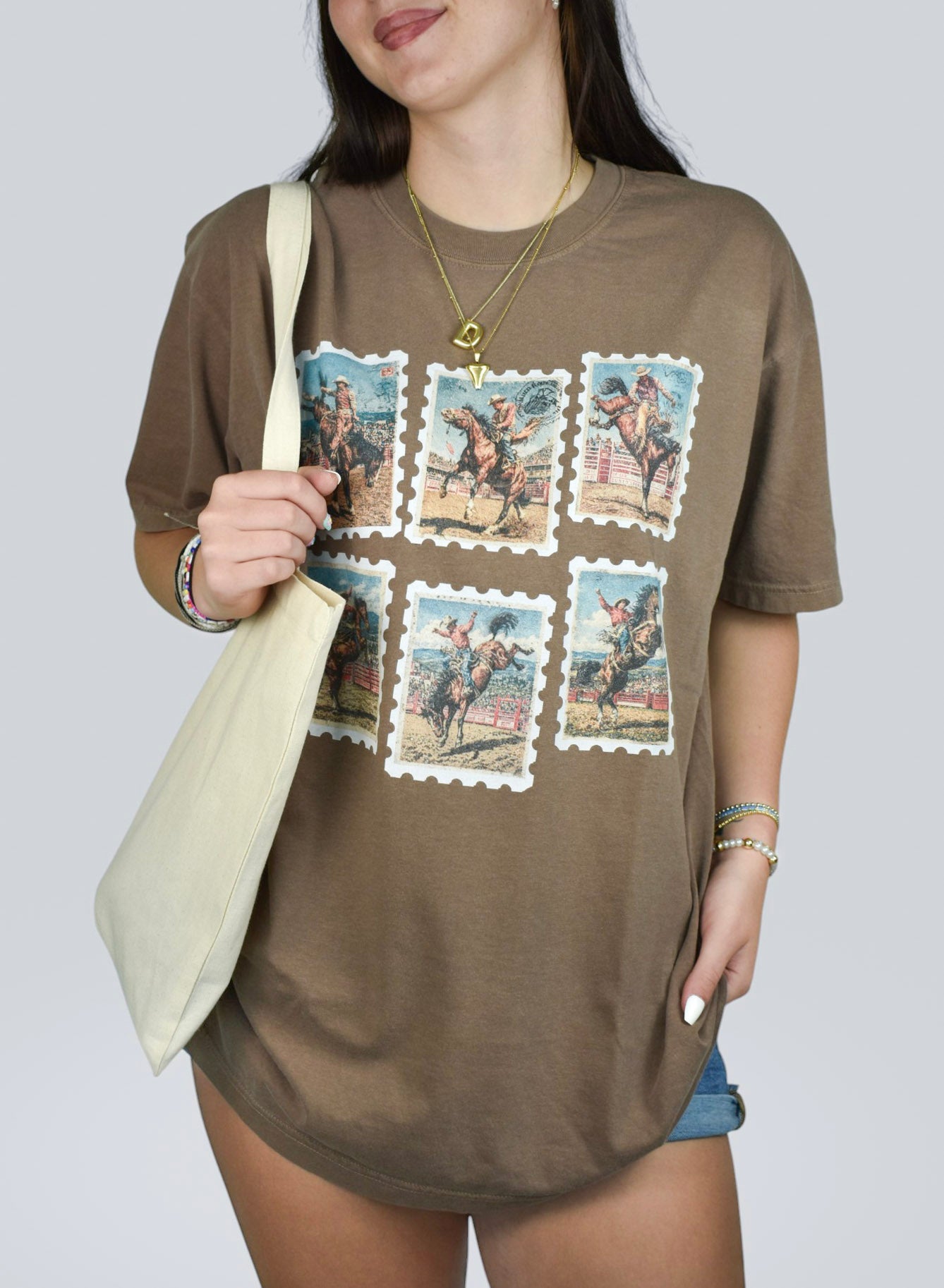 Rodeo Stamps Comfort Colors Tee