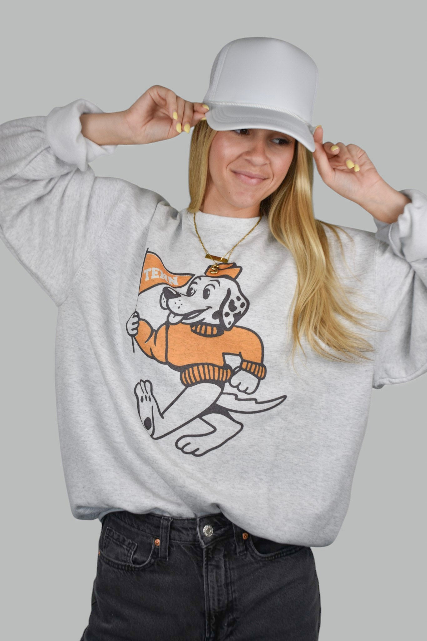 Vintage Cartoon Smokey Crewneck Sweatshirt