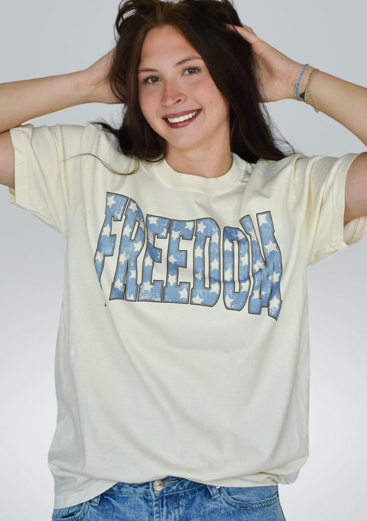 Starred Freedom Comfort Colors Tee