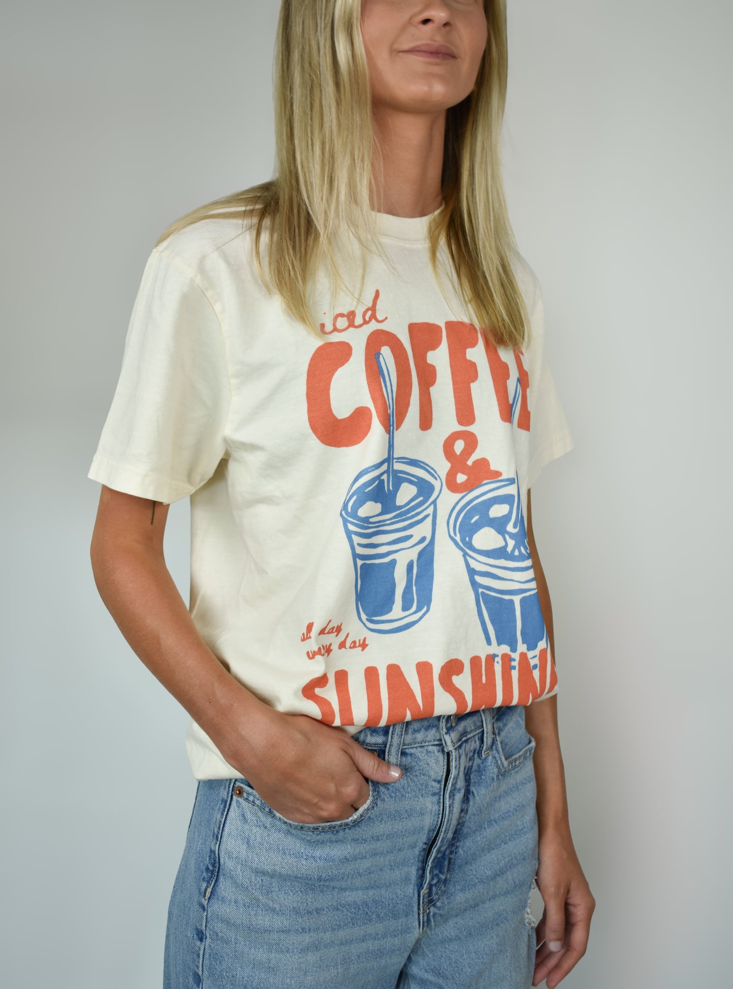 Coffee & Sunshine Comfort Colors Tee