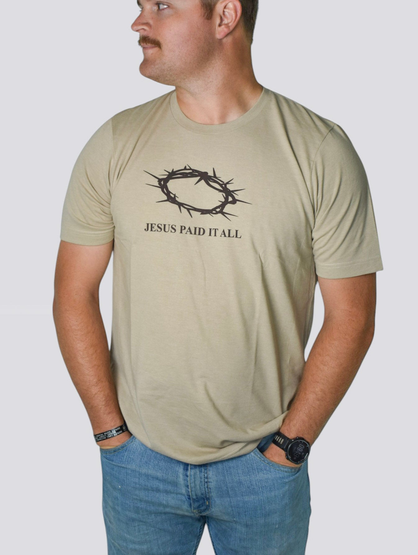 Jesus Paid it All Crown of Thorns short sleeve