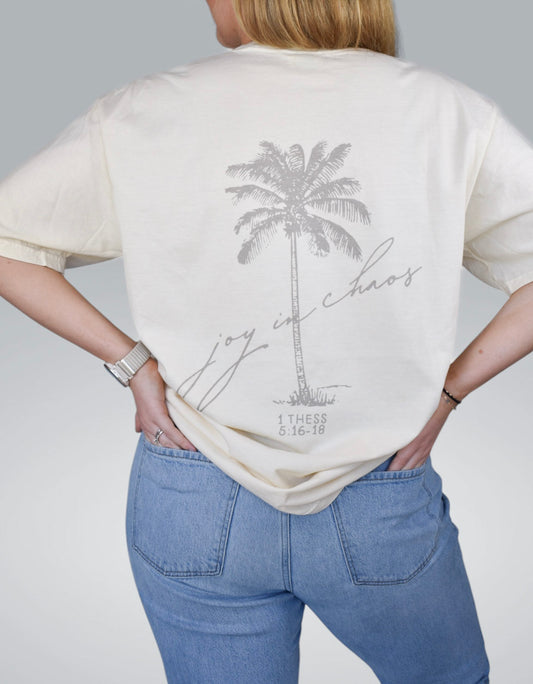 Joy in Chaos Palm Tree Comfort Colors