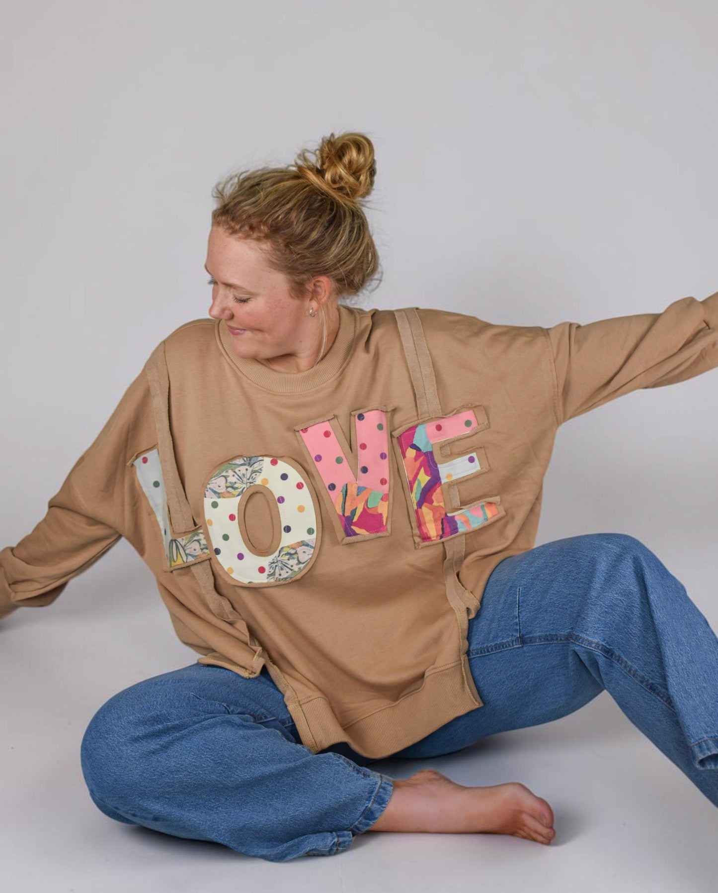 LOVE Oversized Crewneck Sweatshirt