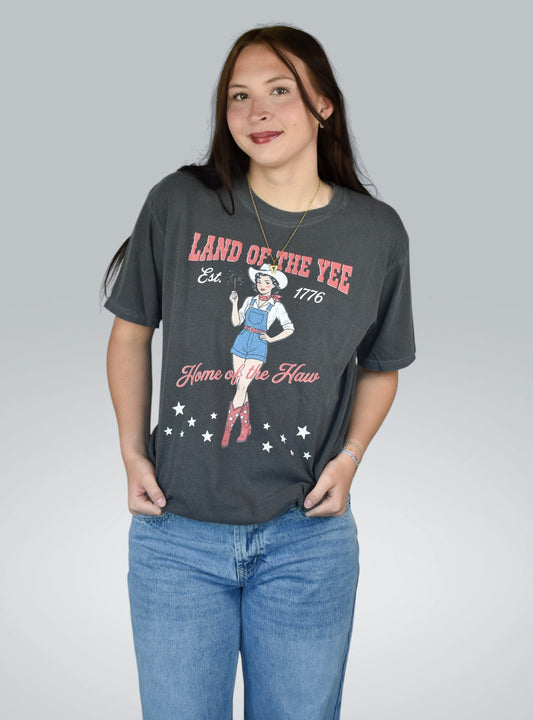 Land of the Yee Comfort Colors Tee