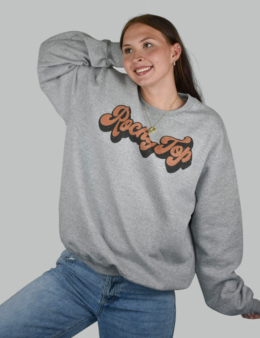Retro Rocky Top Crewneck Sweatshirt