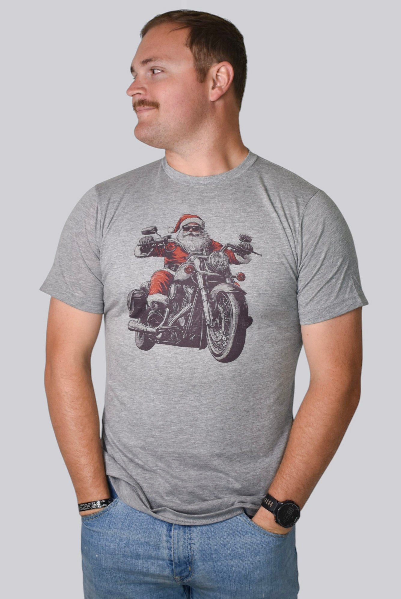 Santa Motorcycle short sleeve