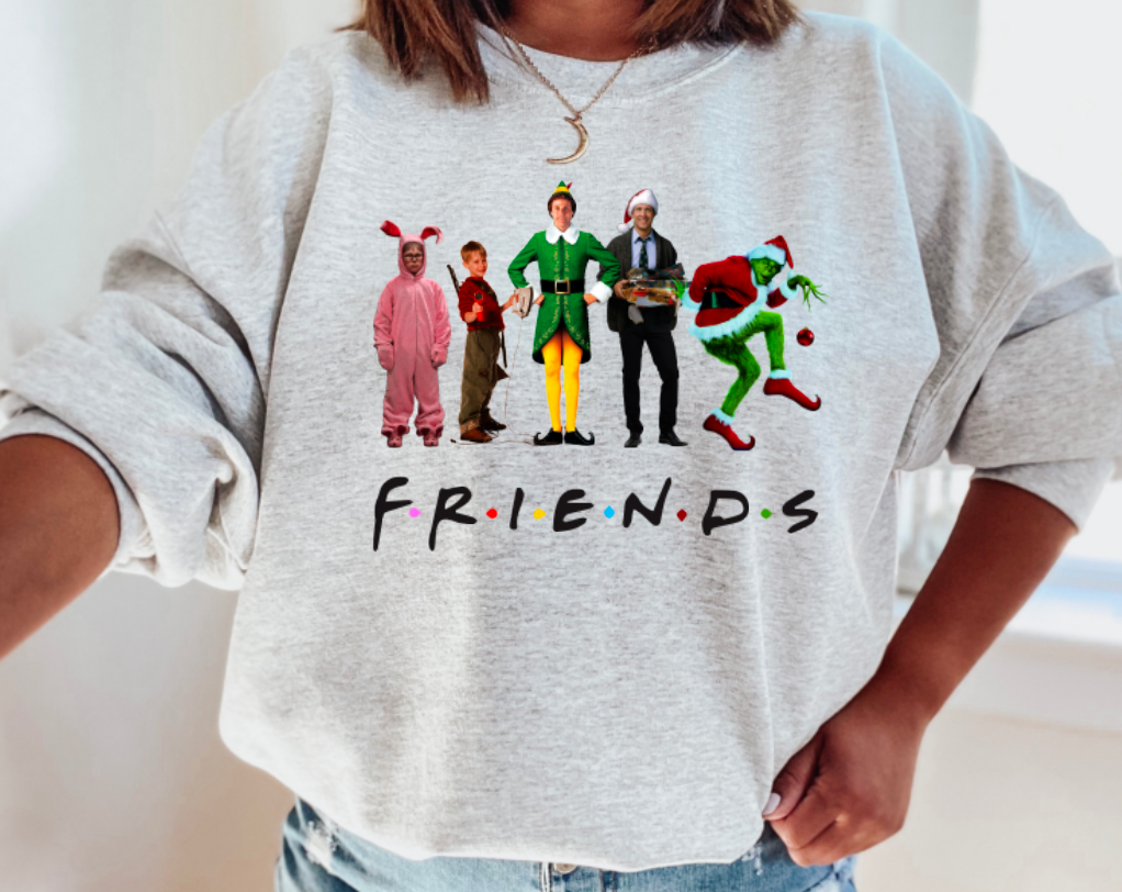 Christmas Friends crewneck sweatshirt