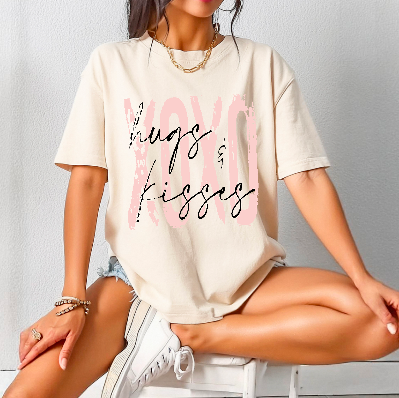 Hugs & Kisses comfort colors