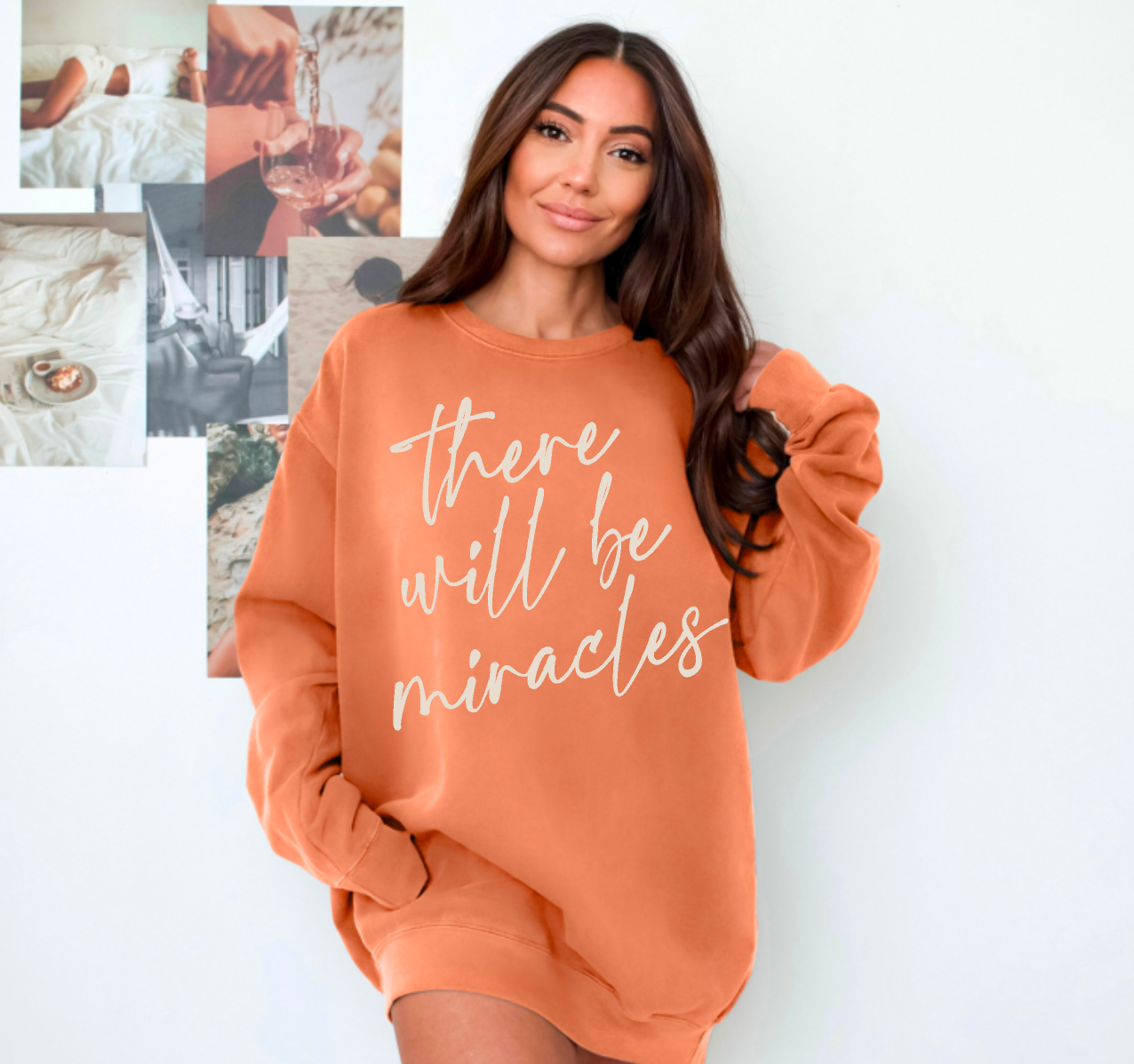 There will be Miracles crewneck sweatshirt