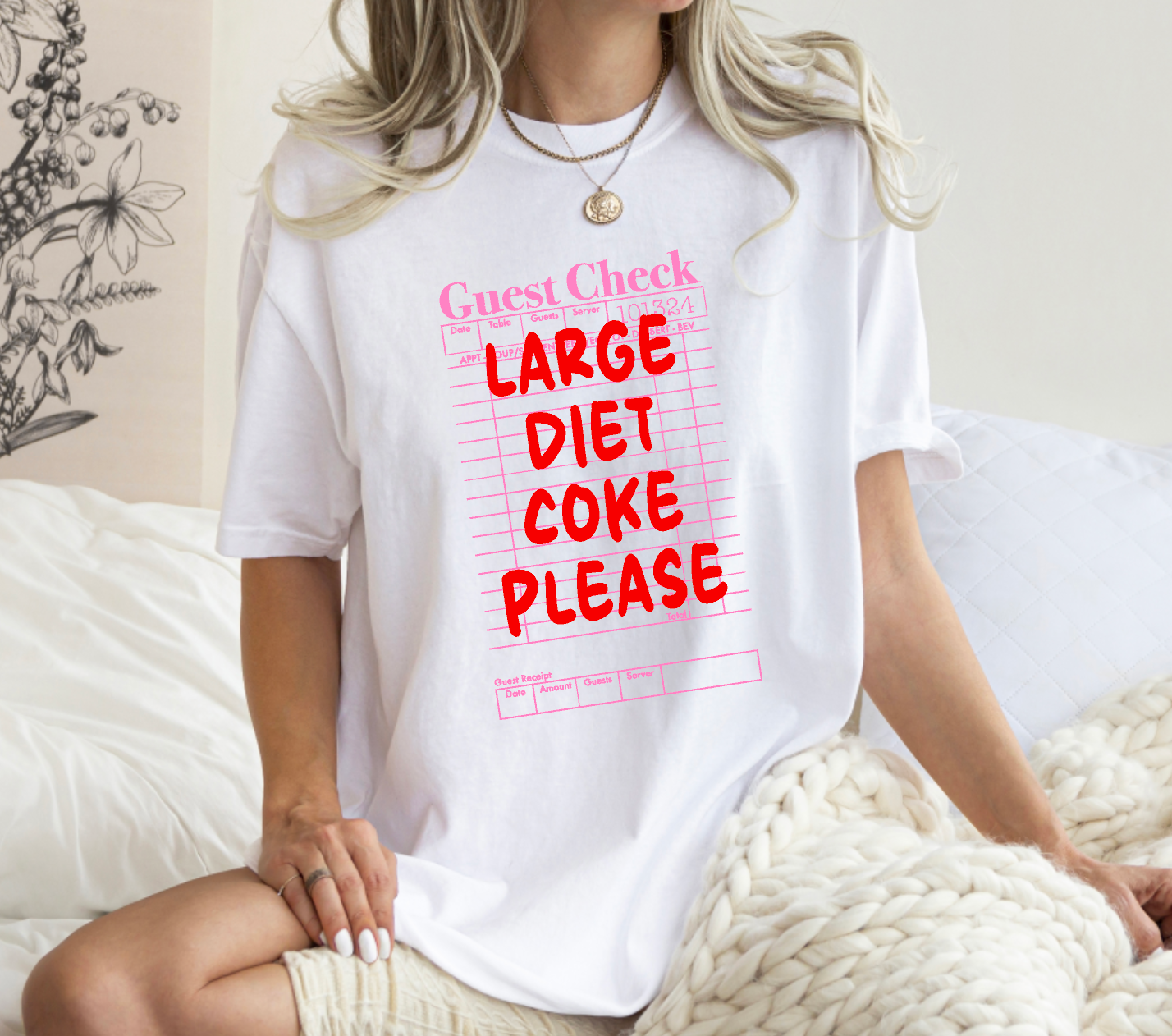 Large Diet Coke Please Comfort Colors