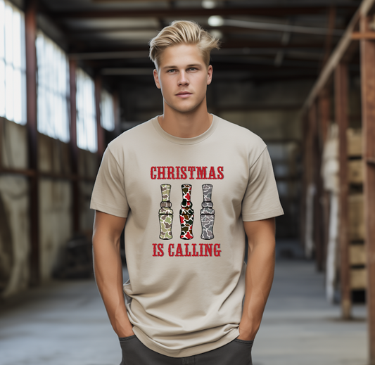 Christmas is Calling Short Sleeve