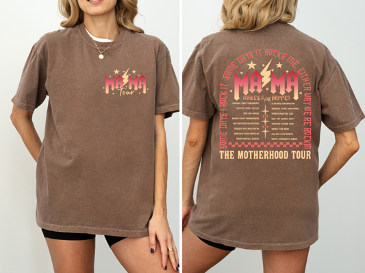 Mama Tour Comfort Colors Tee