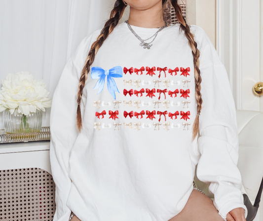 American Bow Flag Crewneck Sweatshirt