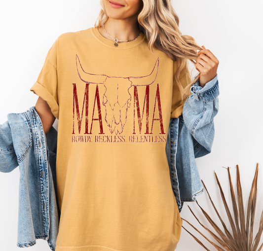 Mama Western Comfort Colors Tee