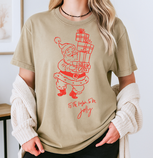 ’Tis The Season Jolly Heavyweight Tee