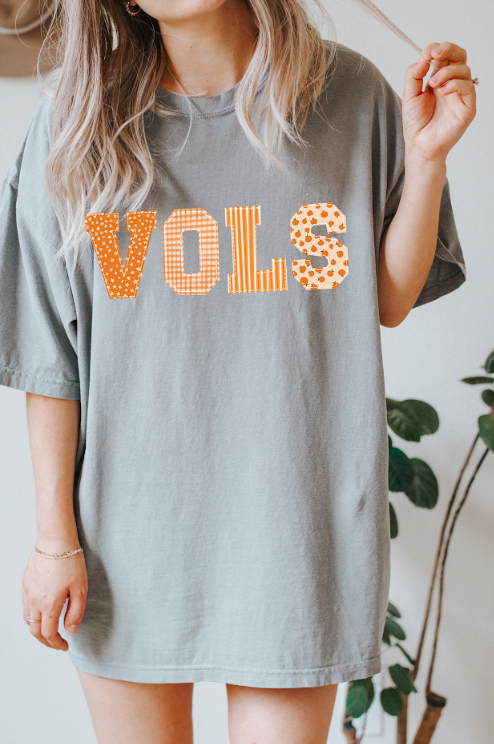 Spotted Patterned VOLS Comfort Colors Tee